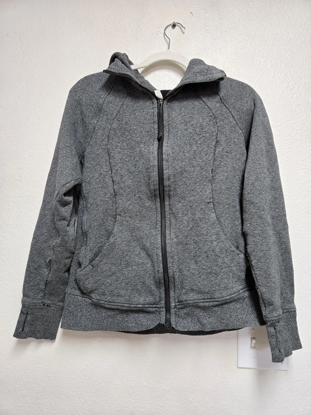 Lululemon Scuba Sweatshirt Women’s Size 10 Speckled Full Zip Hoodie See Pics